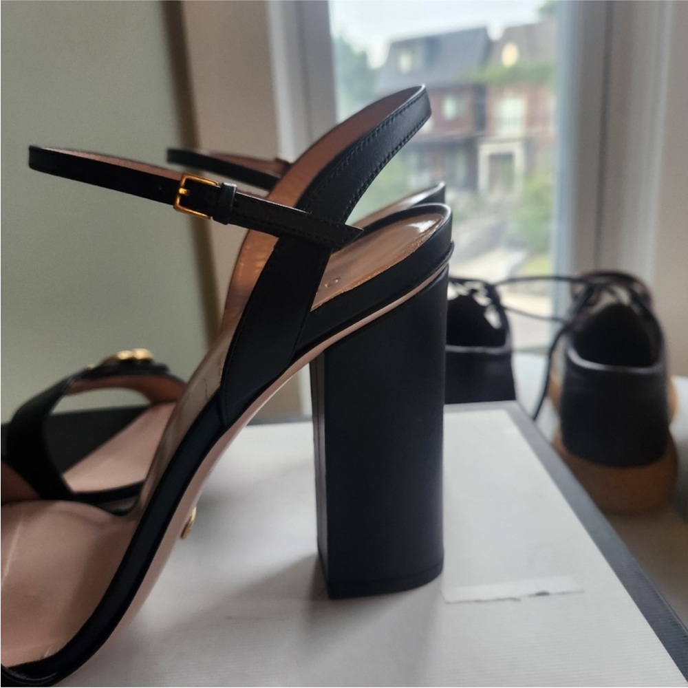Gucci Marmont block Heels - Picture 6 of 10